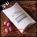 Custom Envelope Cufflink Gift Box with Pink Silk Knot Cufflinks Set